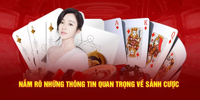 Nắm rõ những thông tin quan trọng về sảnh cược