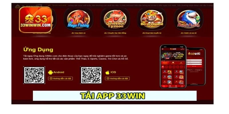 Việc tải app 33win mang đến cho anh em nhiều sự tiện lợi